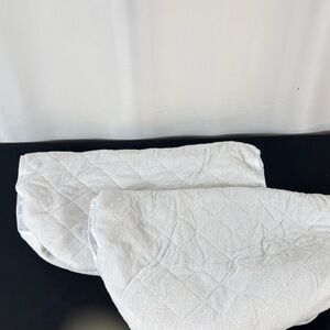 White Quilted Bassinet Covers for Dream On Me Traveler/ Skylar/Lotus